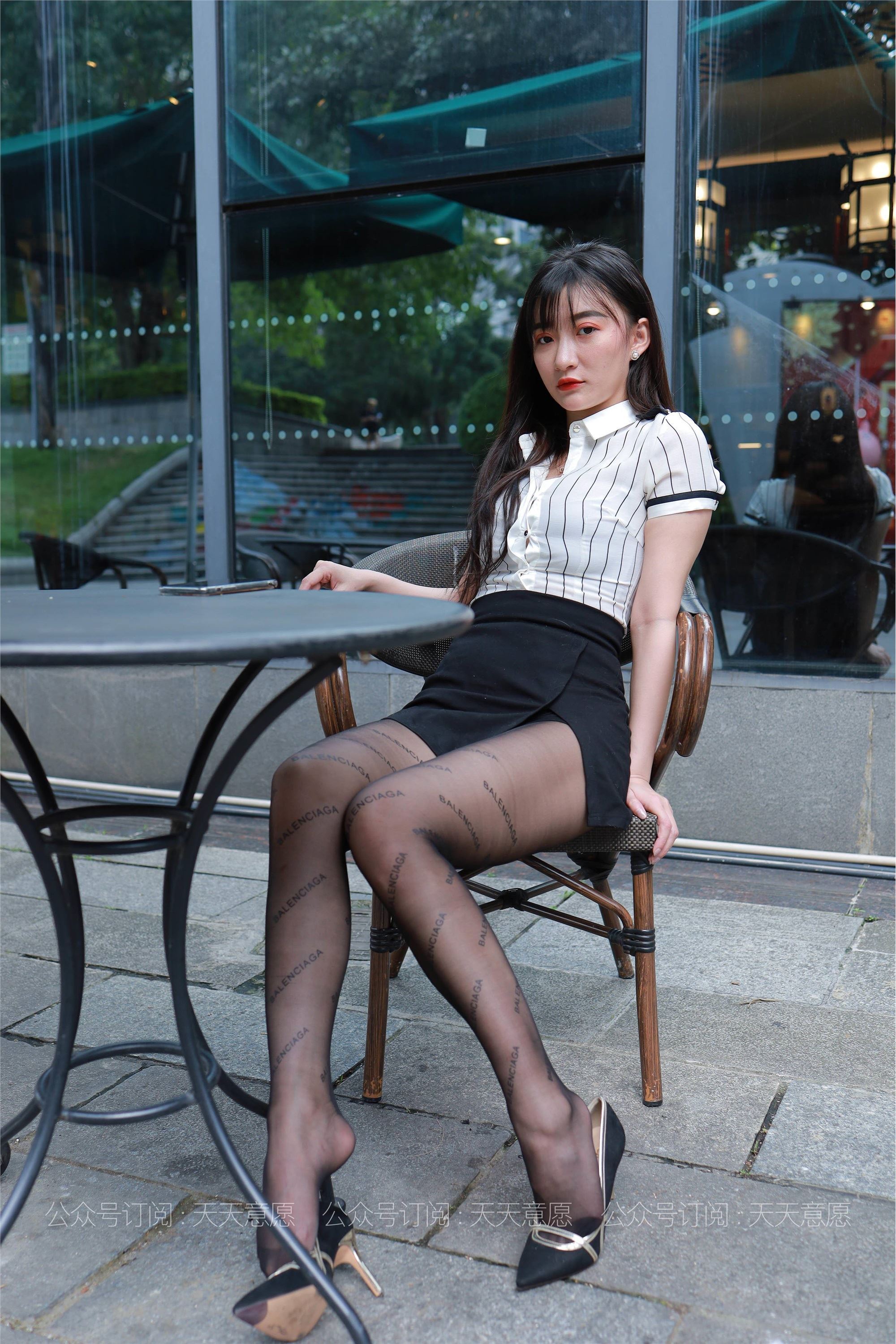 IESS异思趣向  2021.06.18 丝享家836：秋秋《字母黑丝》